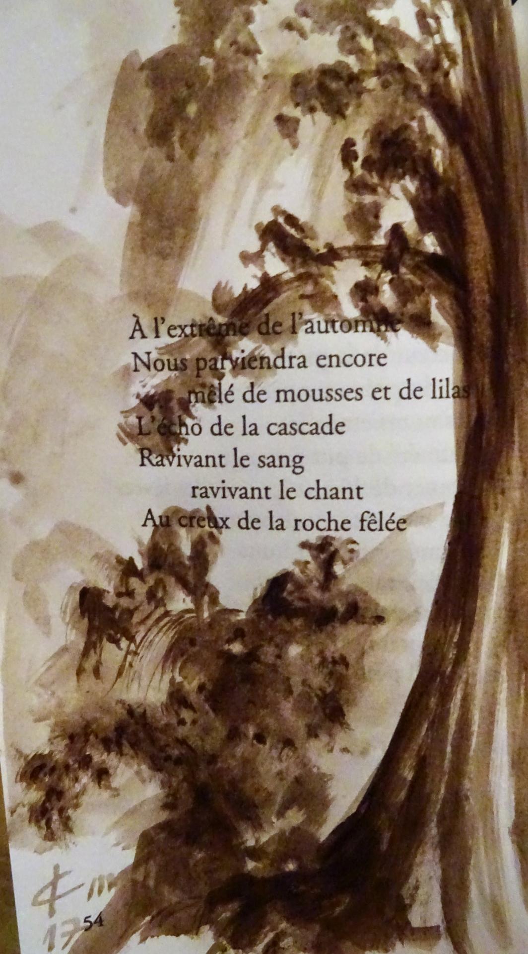 Poeme de francois cheng illustre dessin au lavis de jean joseph chevalier 165