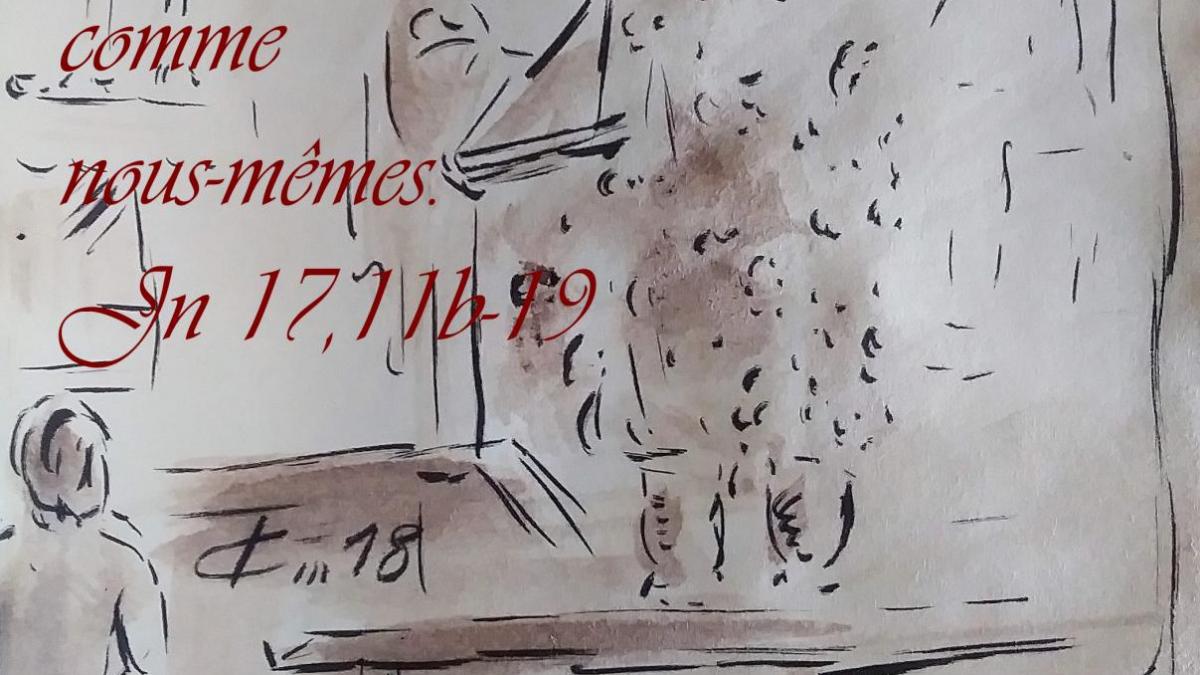 13 mai 2018 evangile du jour illustre par un dessin au lavis de jean joseph chevalier image