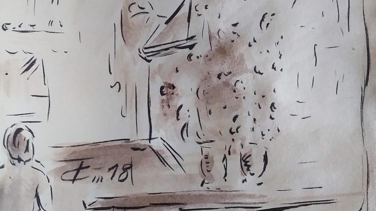 13 mai 2018 evangile du jour illustre par un dessin au lavis de jean joseph chevalier