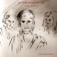 2  Juin 2018, évangile du jour illustré par un dessin au lavis