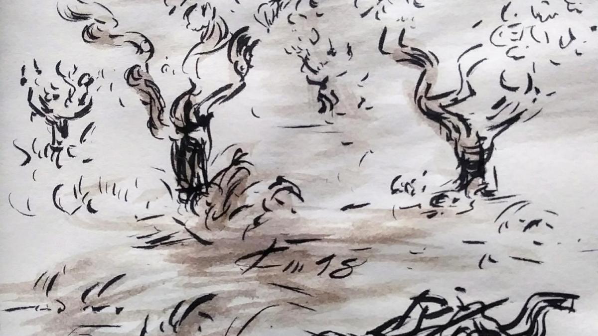 2 mai 2018 evangile du jour illustre par un dessin au lavis de jean joseph chevalier