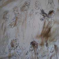 20 Janvier 2018, évangile du jour illustré par un dessin au lavis