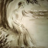 21 Juin 2018, évangile du jour illustré par un dessin au lavis