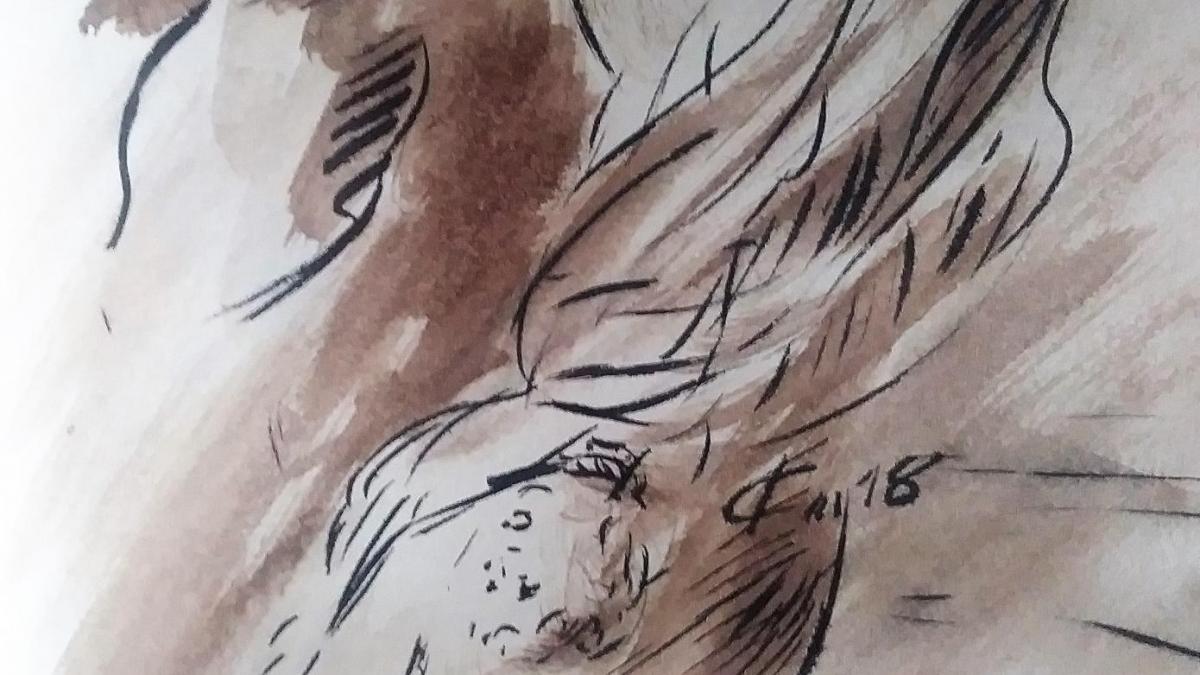 24 mai 2018 evangile du jour illustre par un dessin au lavis de jean joseph chevalier