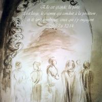 26 Juin 2018, évangile du jour illustré par un dessin au lavis