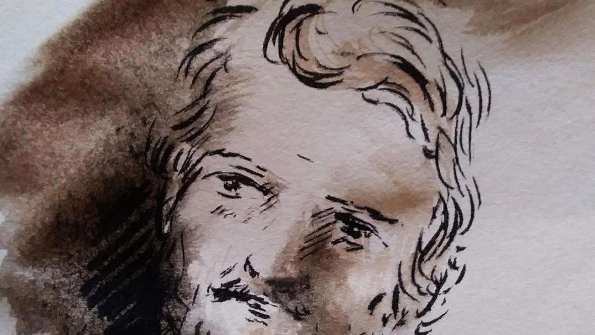 29 mai 2018 evangile du jour illustre par un dessin au lavis de jean joseph chevalier
