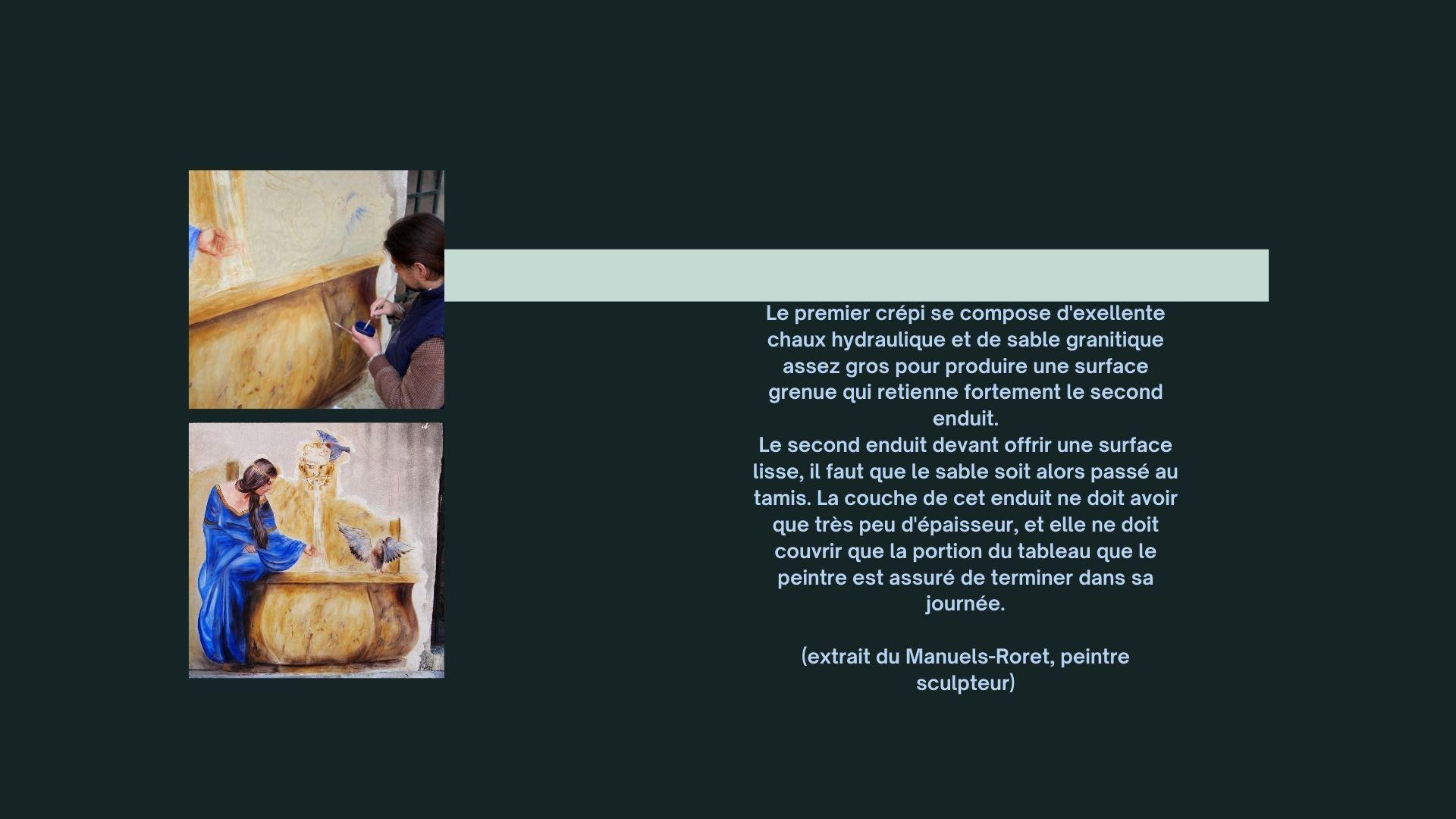 Fresque a fresco explication