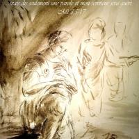 30 Juin 2018, évangile du jour illustré par un dessin au lavis