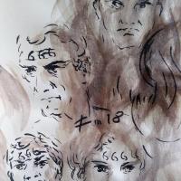 5 Mai 2018, évangile du jour illustré par un dessin au lavis