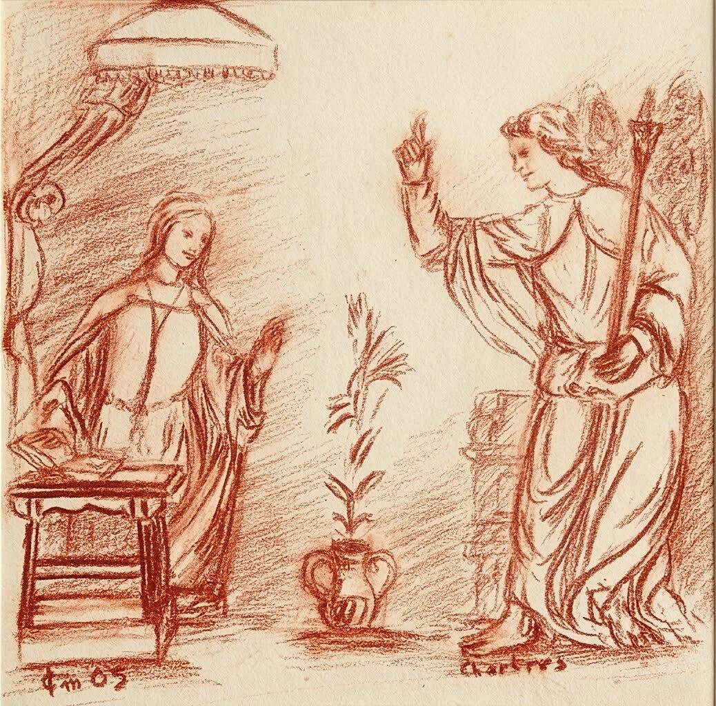 Cycle de Chartres — sanguines de Jean-Joseph Chevalier