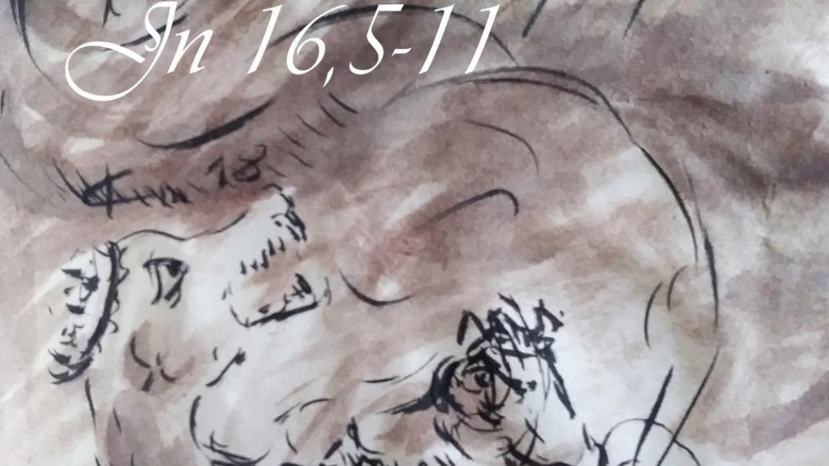 8 mai 2018 evangile du jour illustre par un dessin au lavis de jean joseph chevalier image