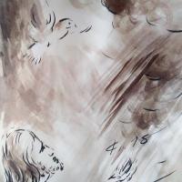 9 Mai 2018, évangile du jour illustré par un dessin au lavis