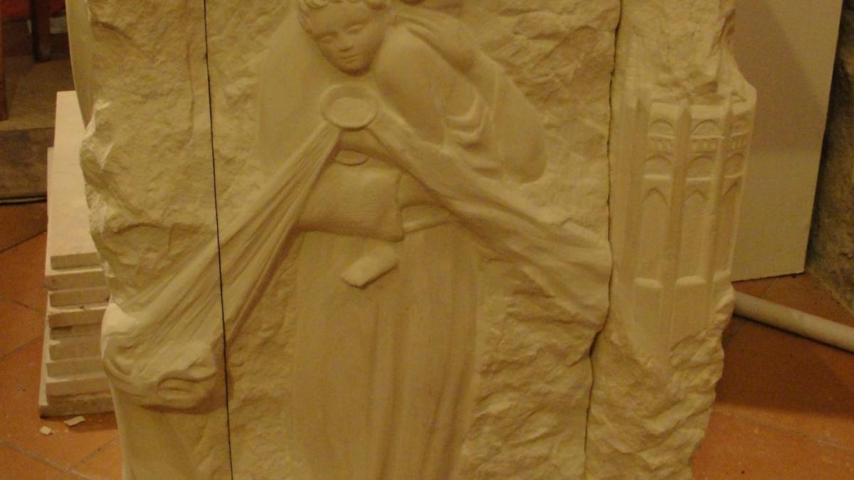 Vierge à la coupe, Autel du precieux sang par jean joseph chevalier 104