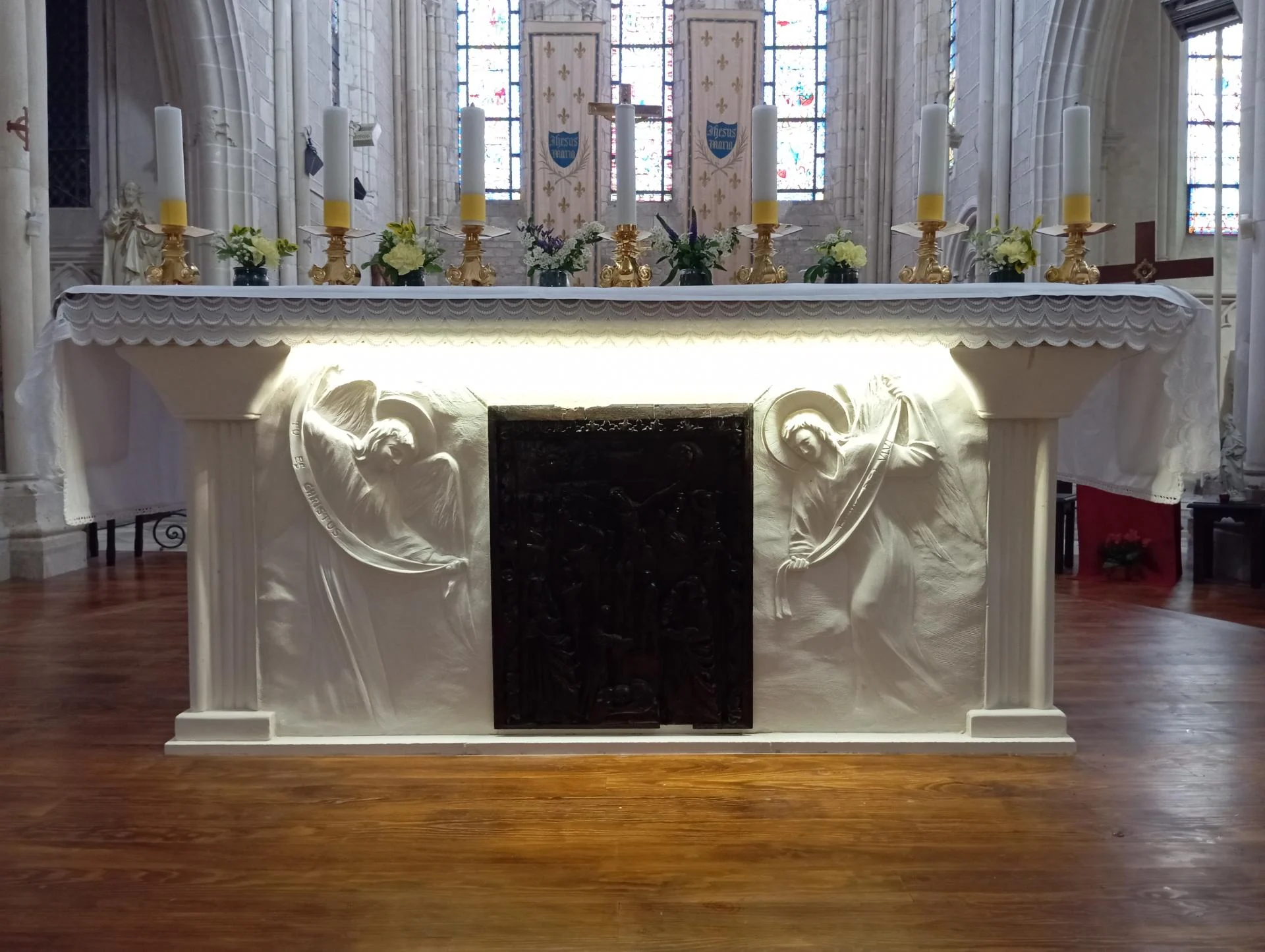 Autel en pierre — église de Chécy, Jean-Joseph Chevalier