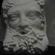 Cracheur en pierre bacchus ou homme vigne 50cm par jean joseph chevalier 14