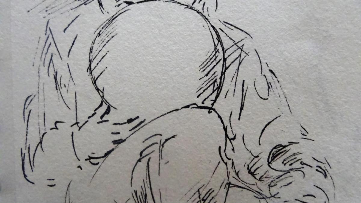 Dessin a la plume de jean joseph chevalier 10