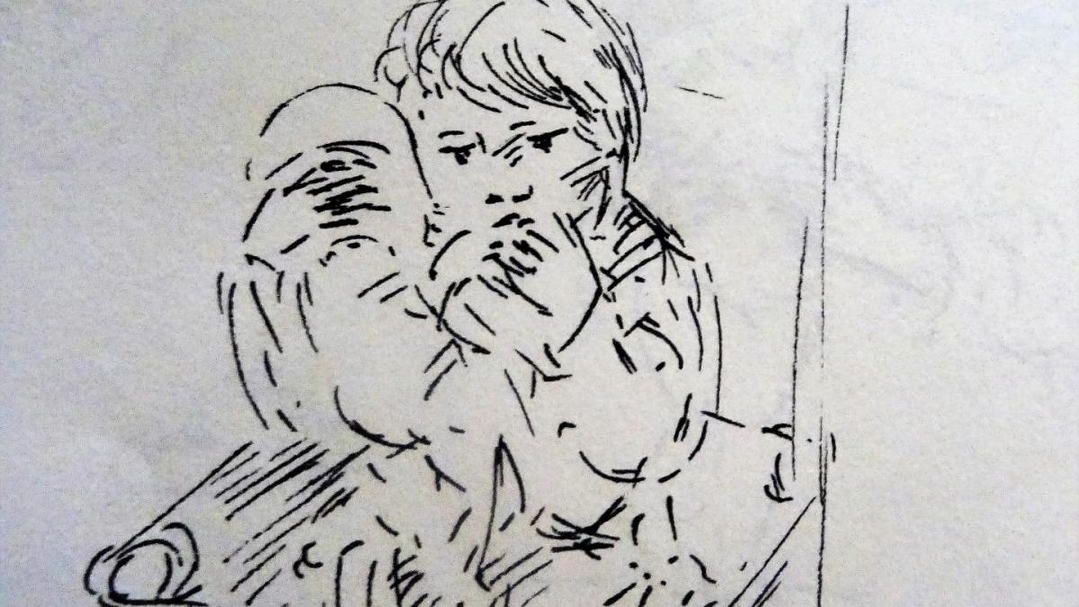 Dessin a la plume de jean joseph chevalier 11