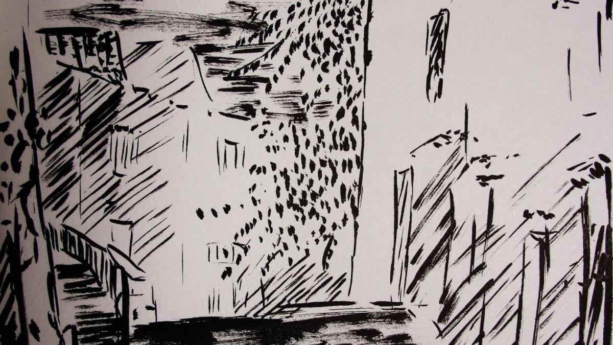 Dessin a la plume de jean joseph chevalier 19