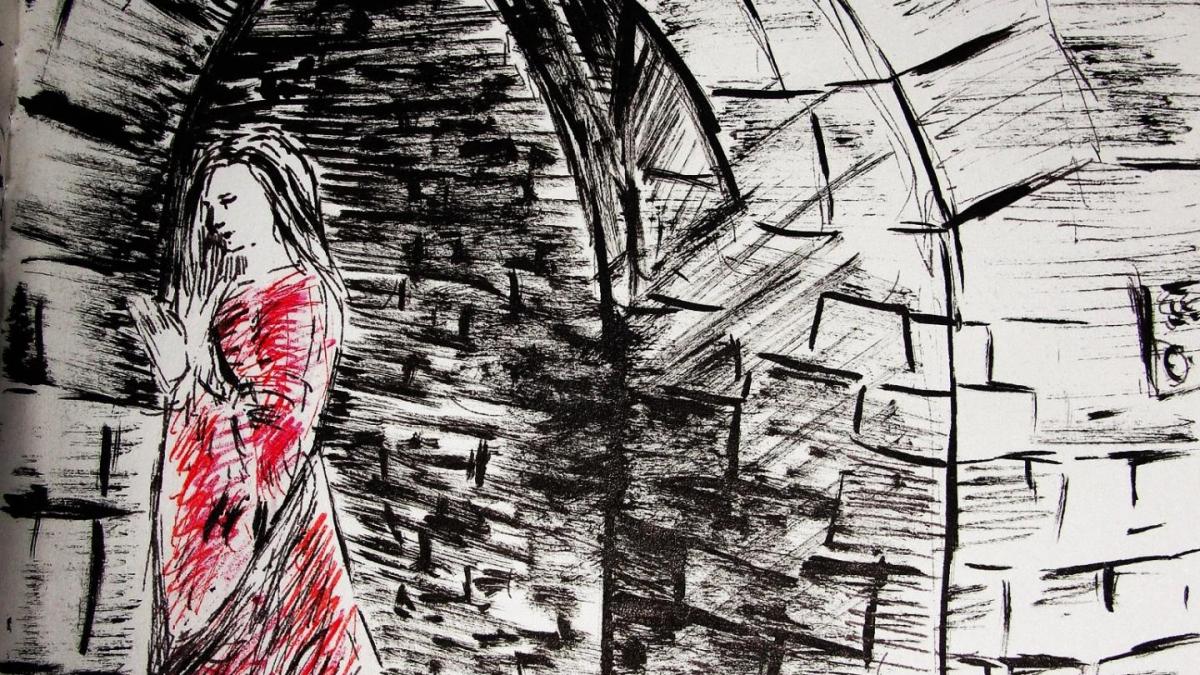 Dessin a la plume de jean joseph chevalier 28