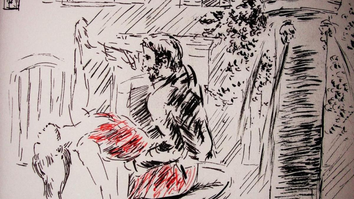 Dessin a la plume de jean joseph chevalier 29