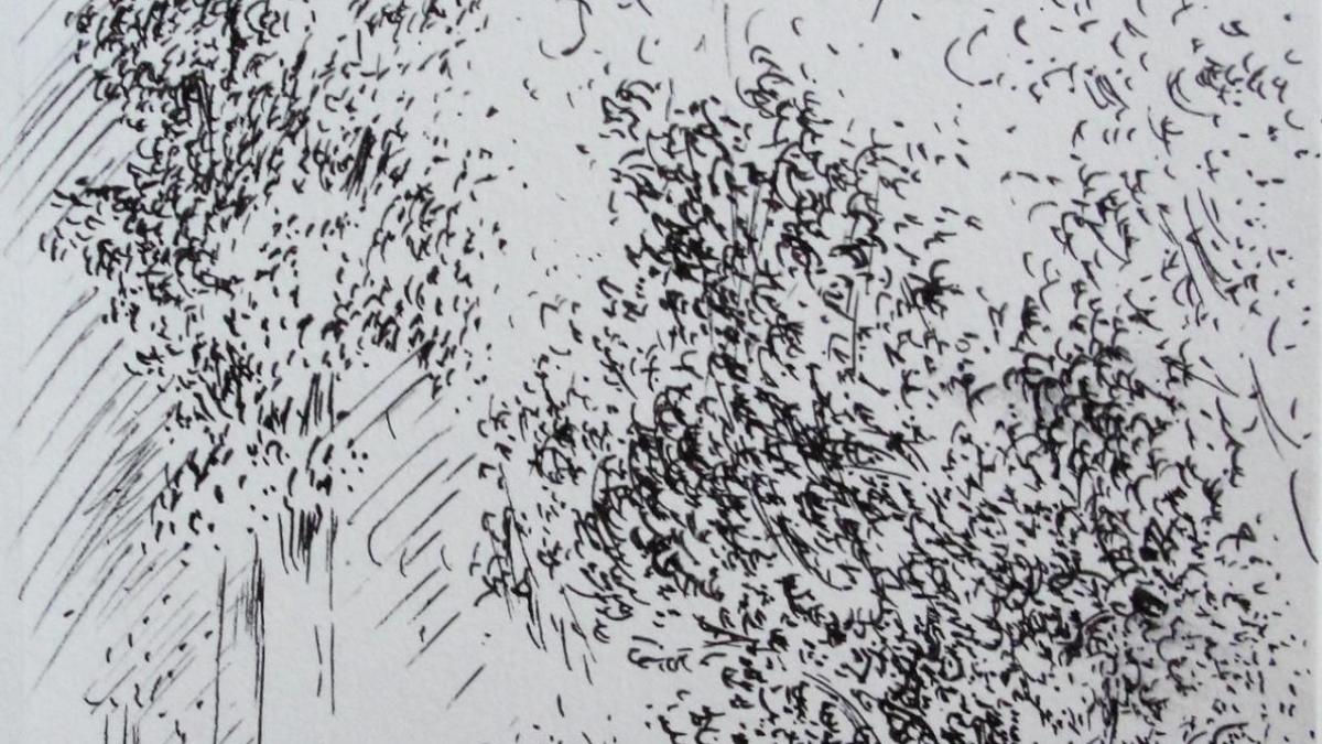 Dessin a la plume de jean joseph chevalier 45