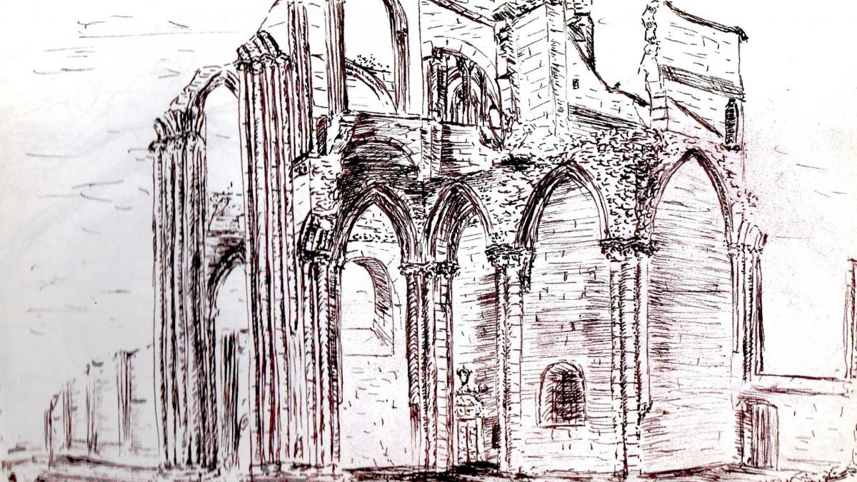 Dessin a la plume de jean joseph chevalier 52