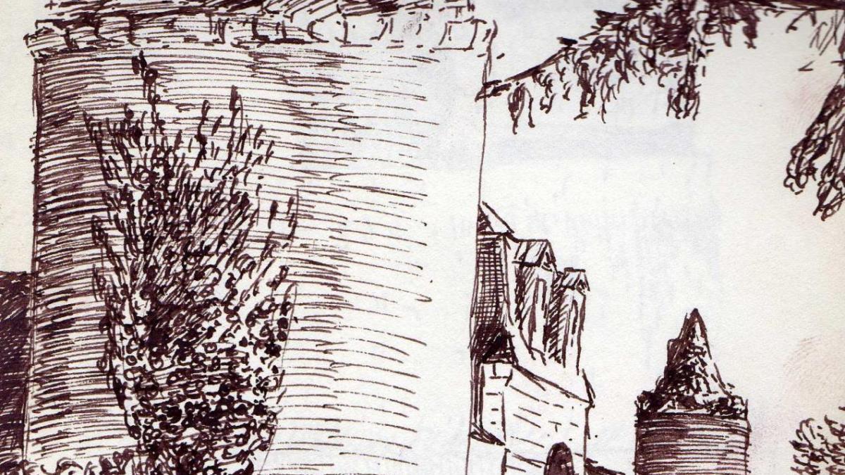Dessin a la plume de jean joseph chevalier 56