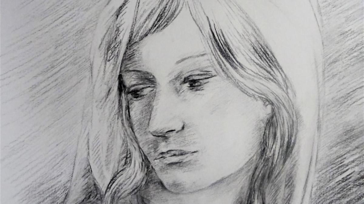 Dessin au fusain de jean joseph chevalier 37