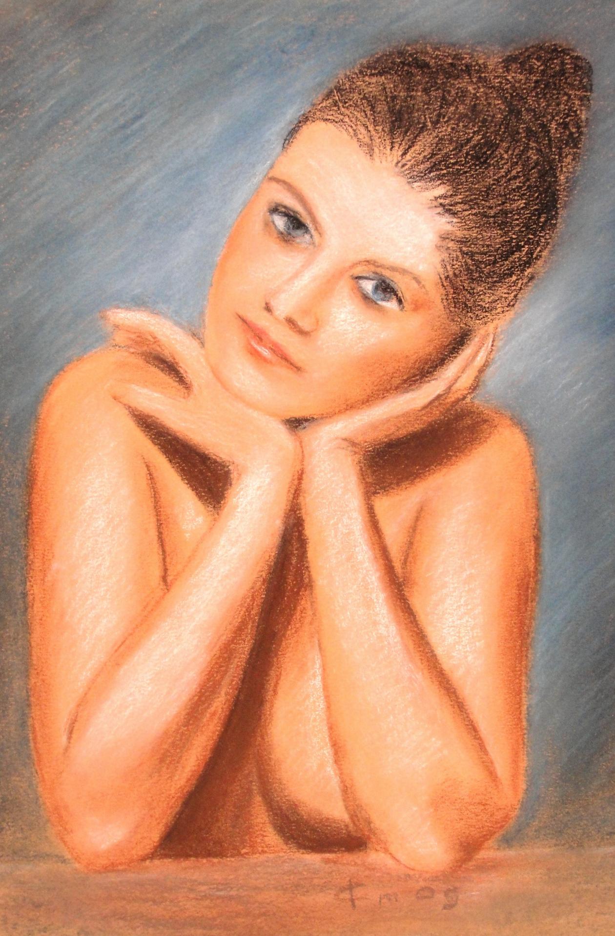 Dessin au pastel de jean joseph chevalier 12