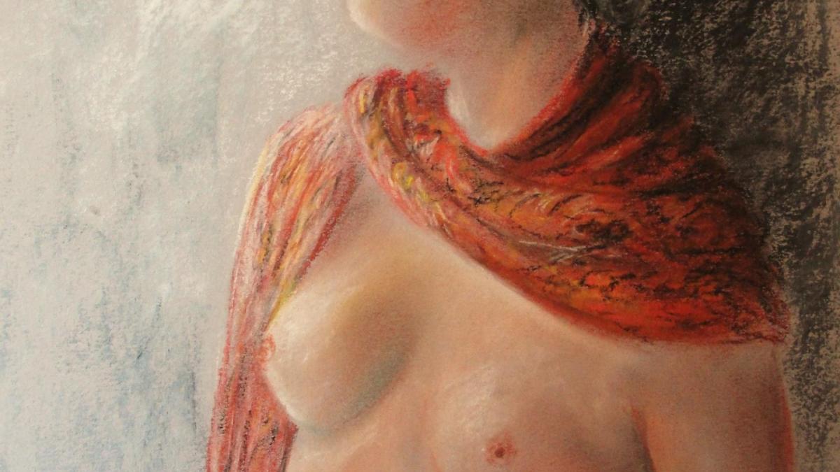 Dessin au pastel de jean joseph chevalier 35