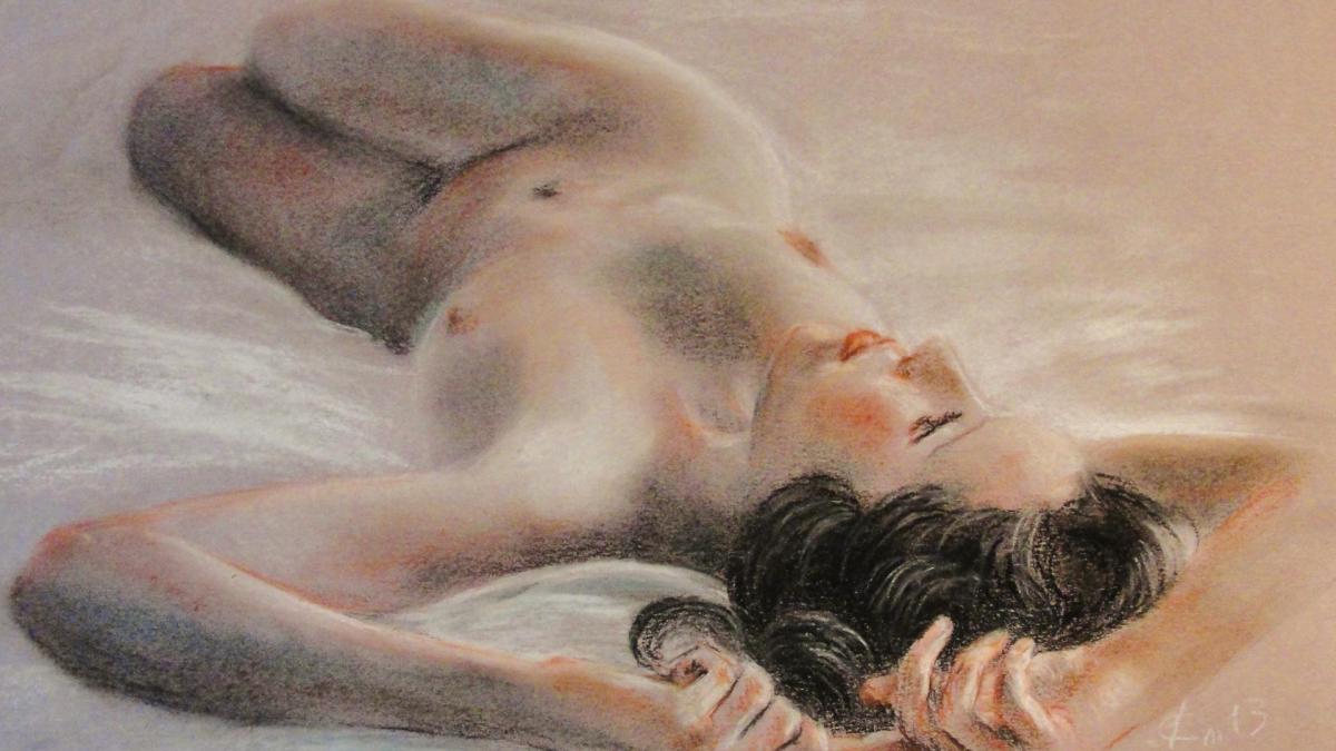 Dessin au pastel de jean joseph chevalier 54