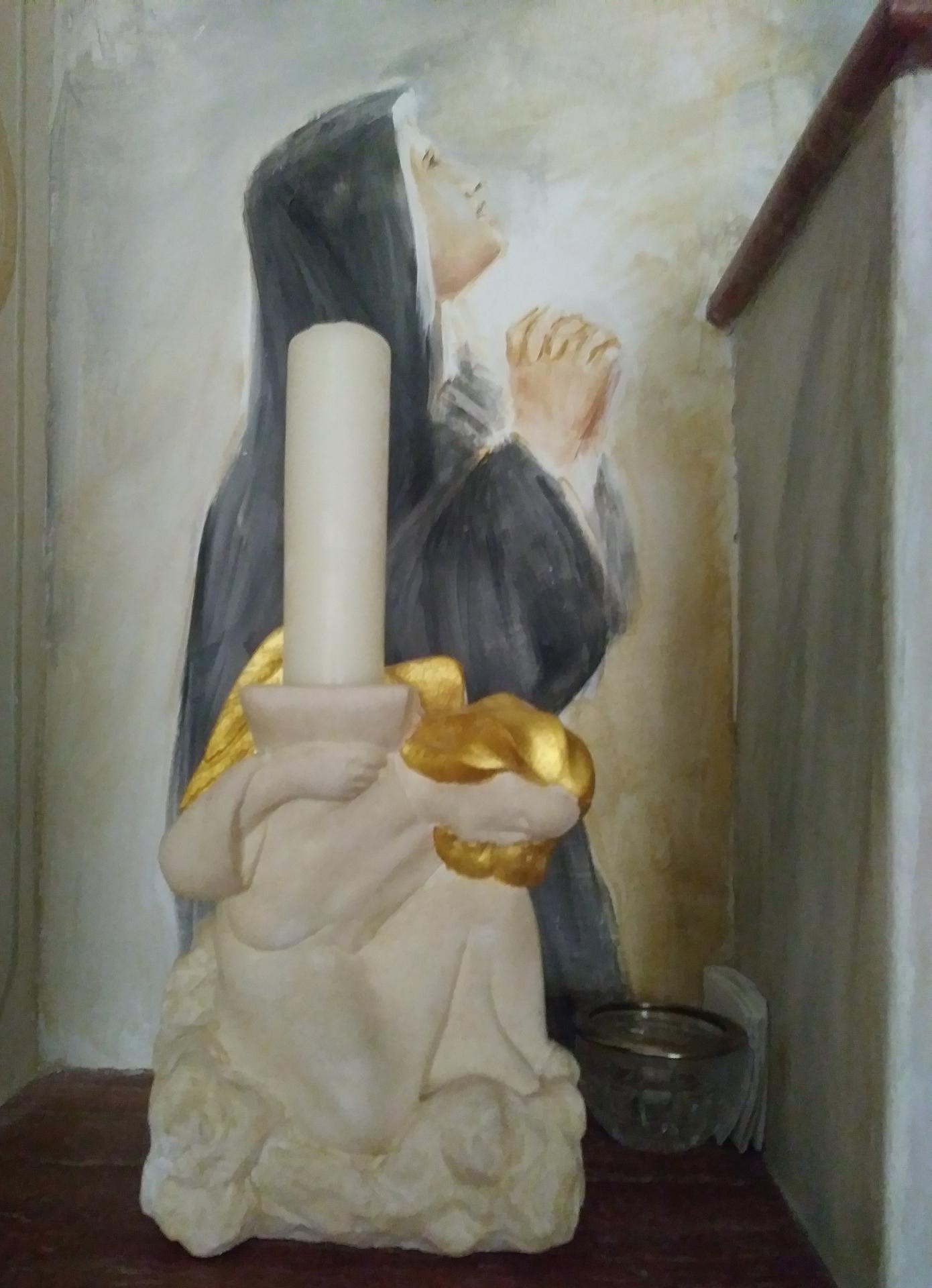Ensemble fresque sculpture et mobilier liturgique de jean joseph chevalier 5