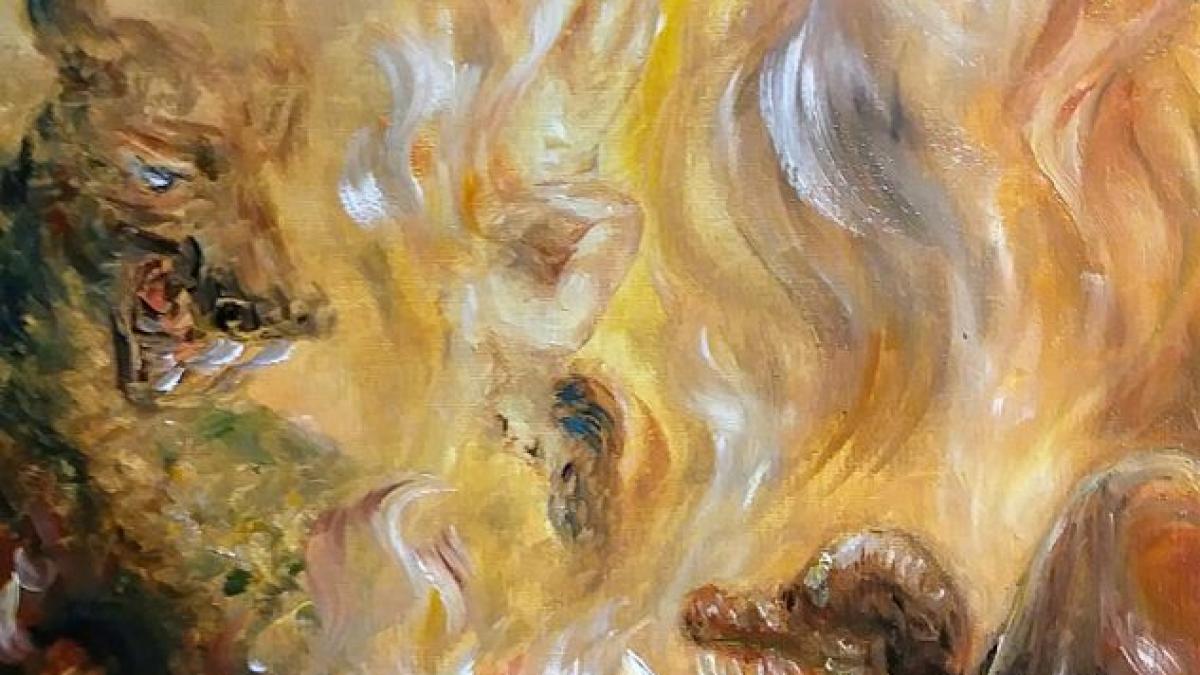 L enfer peinture d art sacre par jean joseph chevalier