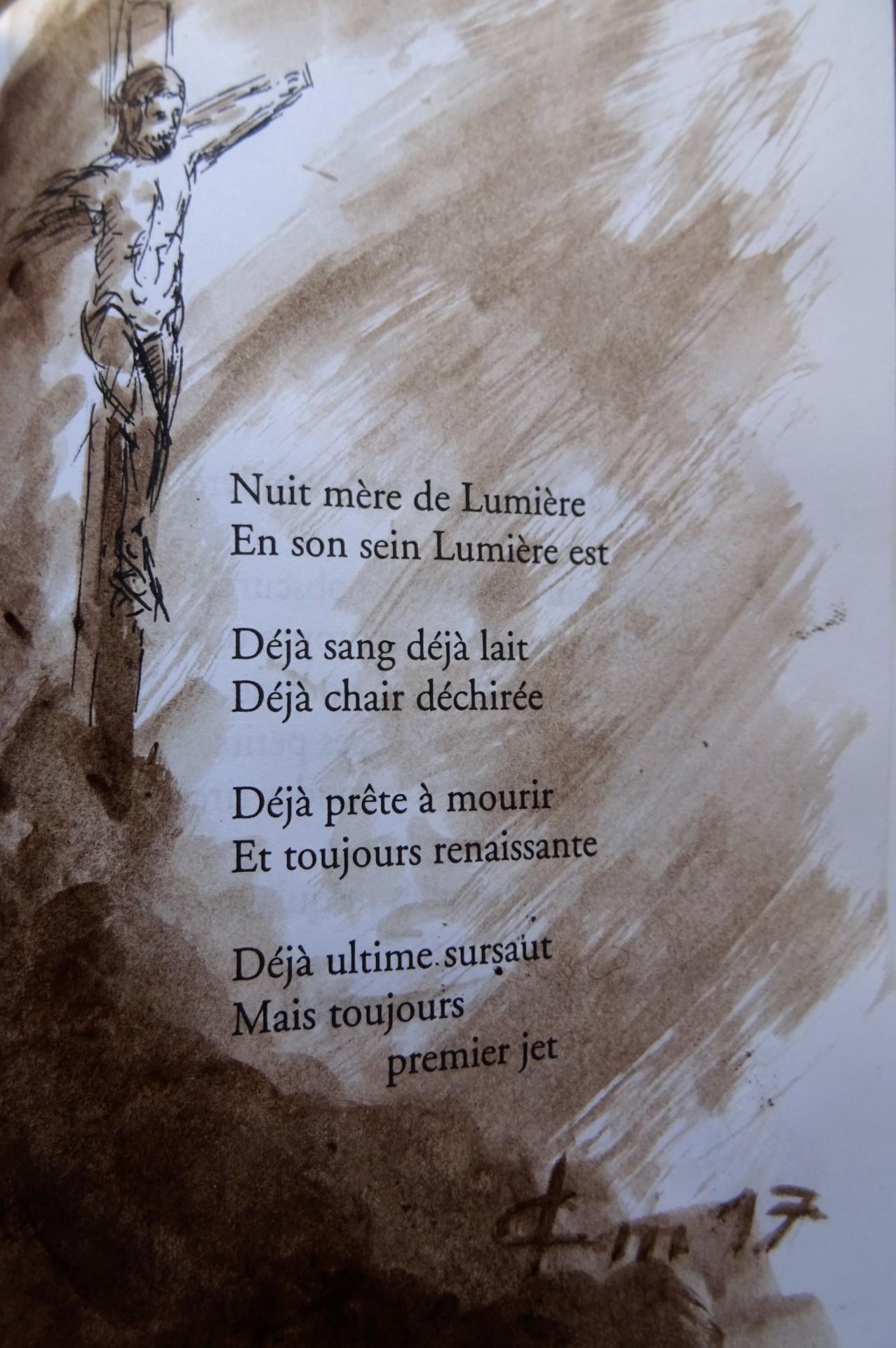 Poeme de francois cheng illustre dessin au lavis de jean joseph chevalier 168