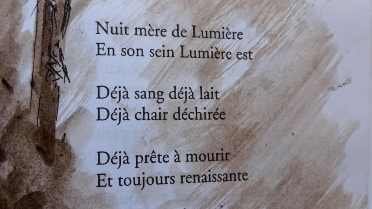 Poeme de francois cheng illustre dessin au lavis de jean joseph chevalier 168