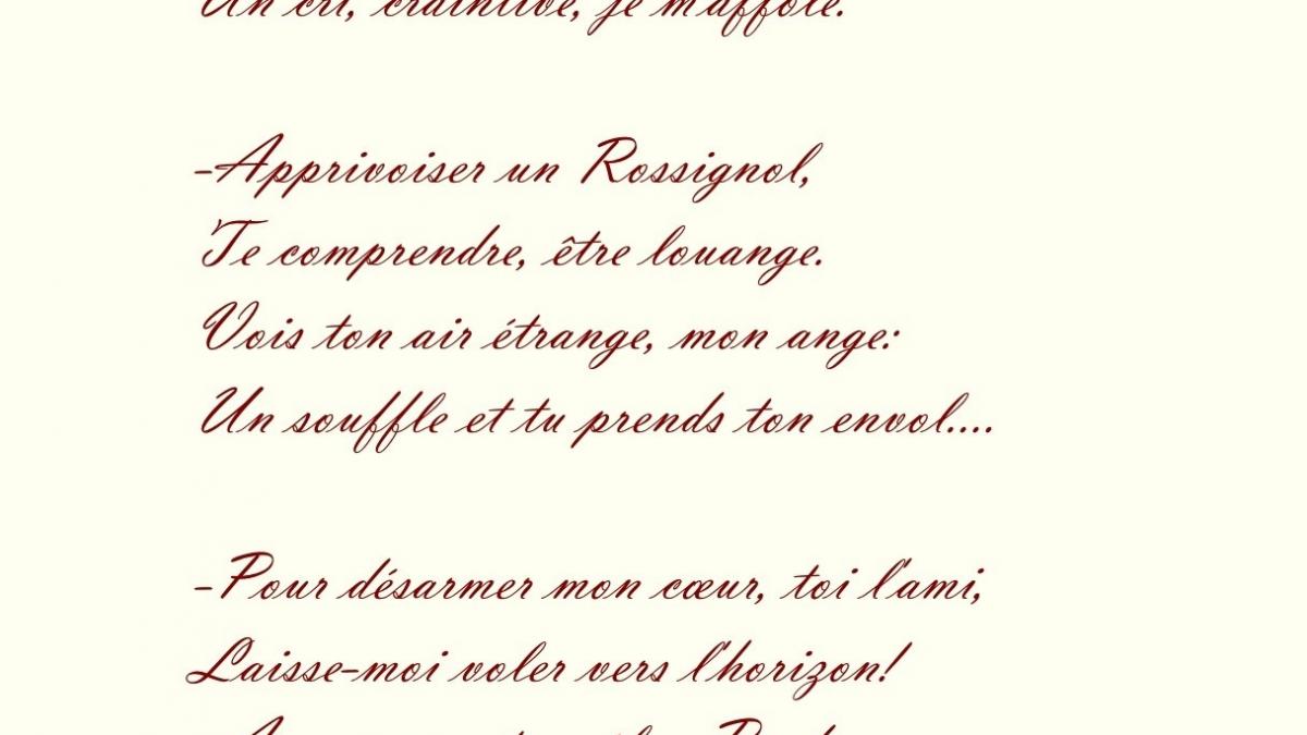 Recueil du rossignol poeme et sanguine de jean joseph chevalier 27