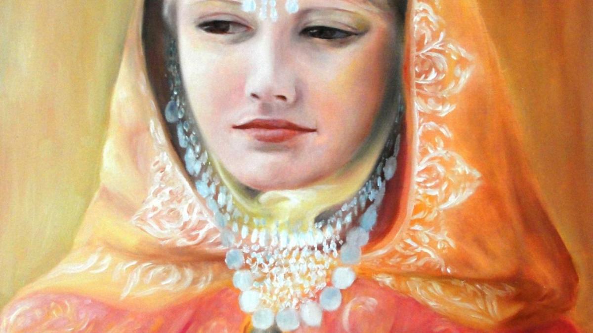 Reine de saba peinture d art sacre par jean joseph chevalier
