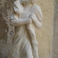 Sculpture sur pierre, ronde bosse, St Christophe, 2