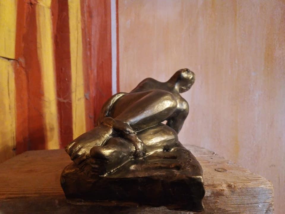 St laurent sculpture en terre cuite de jean joseph chevalier 1