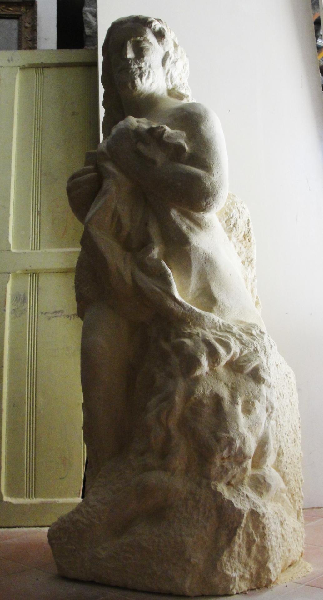 St marc sculpture en pierre 1 2m 89