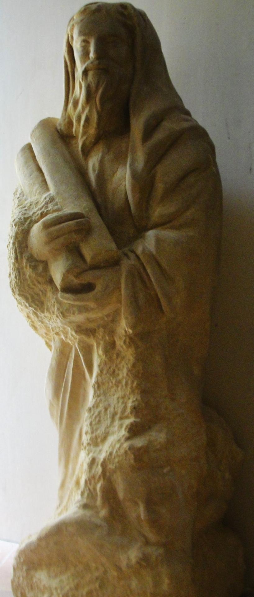 St matthieu sculpture en pierre 1 2m 52